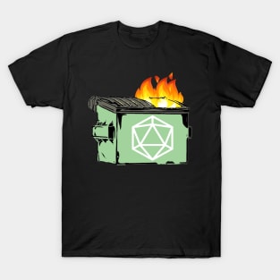 D20 Dumpster Fire Campaign T-Shirt